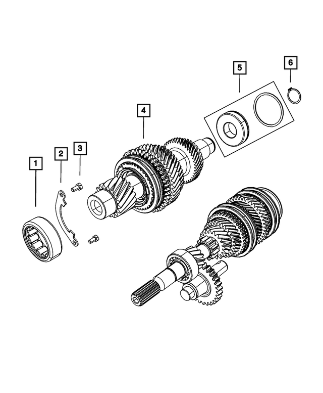 2007-2017 Mopar Roller Bearing 68003414AA | Mopar eStore