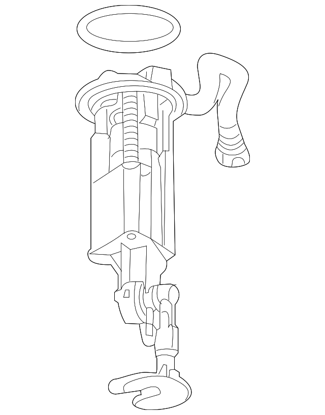 Passenger Side Fuel Tank Fuel Pump Module Kit with Seal, and Fuel Tank