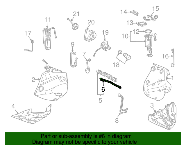 GM OEM Fuel System-Feed Line 10337588