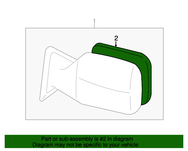 Genuine Toyota 87931-60801 Rear View Mirror