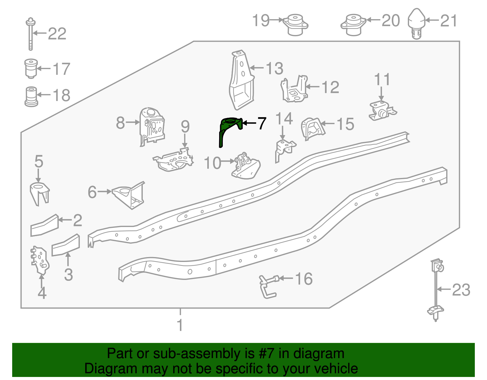 Cab Mount Bracket - Toyota (51705-0C040)