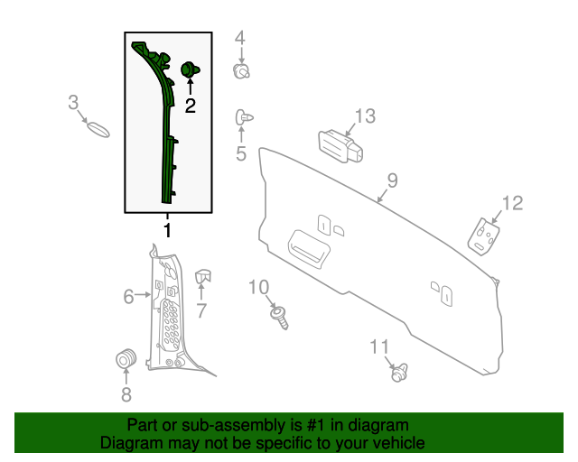 20172023 Land Rover Discovery Window Trim LR083144