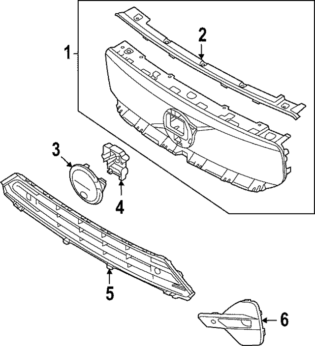 Genuine Upper Grille for 2022-2023 Volvo | Part# 40008363 | Over  
