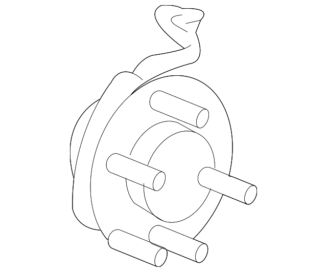 20032011 Cadillac Front Wheel Hub and Bearing Assembly with Wheel