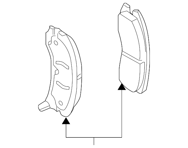 Pad Kit, Front Disc Brake - Cadillac (89060358)