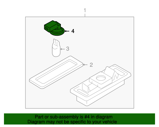 gj6a51584 Center High Mount Stop Light Socket 20042021 Mazda