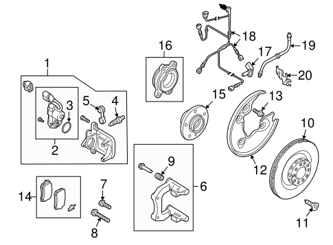 Rear Brakes for 2016 Audi SQ5 Audi USA Parts