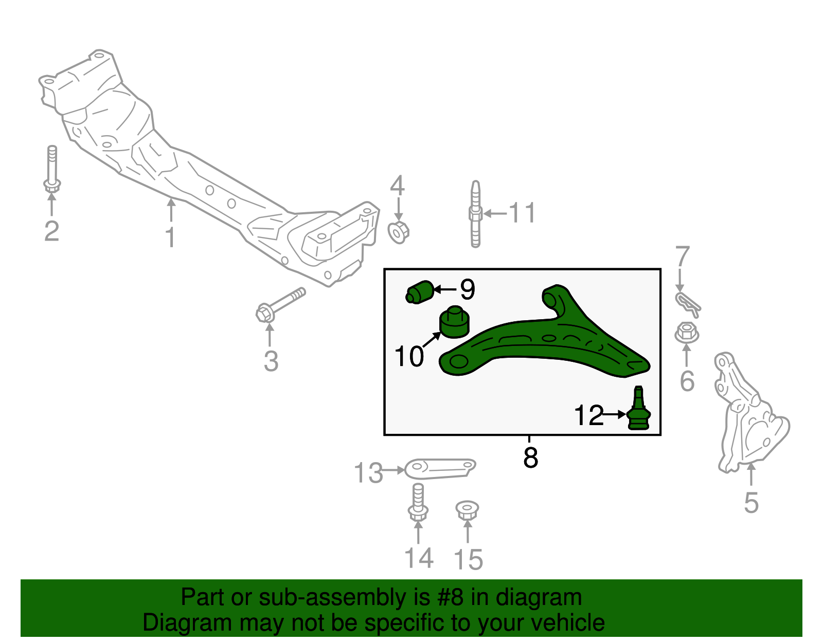 Lower Control Arm - Scion (SU003-10055)
