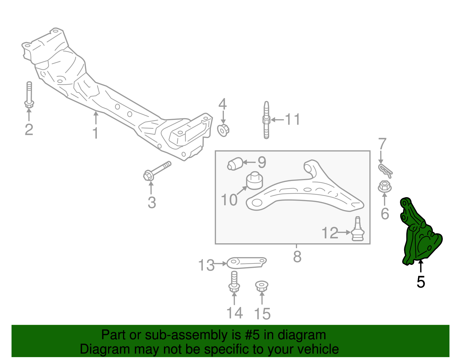 Steering Knuckle - Scion (SU003-07498)