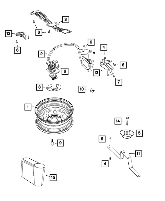 2014-2016 Ram Nut/Rivet 6106983AA | My Mopar Parts