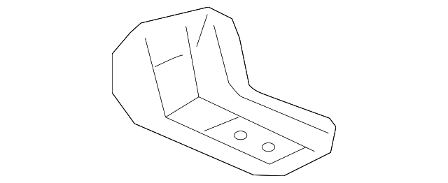 Rear Tow Hook Bracket - GM (96901987)