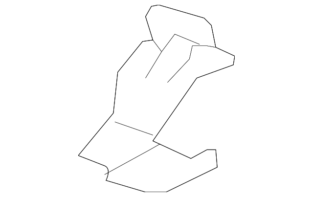 Driver Side Child Seat Inner Bracket - GM (96901399)