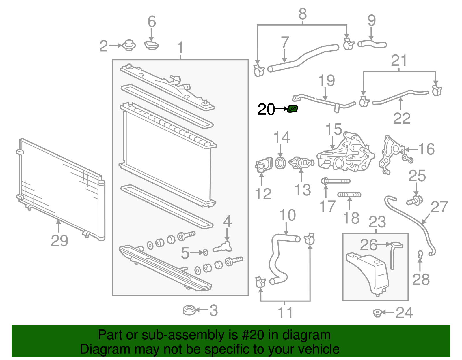 Engine Coolant Pipe Gasket - Scion (16258-36010)