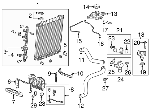 Radiator & Components for 2019 Chevrolet Colorado GM Parts Center
