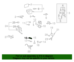 Lexus OEM ABS Control Module Part# 89540-50450 | OEM Vehicle Parts