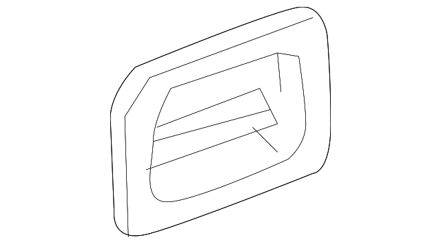 Pickup Box Tailgate Latch Handle Bezel - GM (15163229)