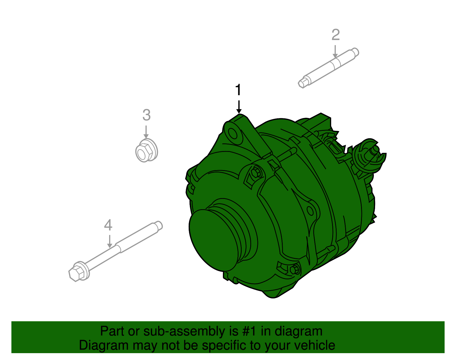 Ford Dealership 20072014 Ford Motorcraft™ Alternator GL928 Ford