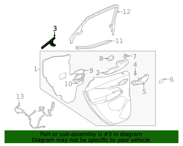 Door Armrest | 80979 | Front Left Side Armrest | Dorman