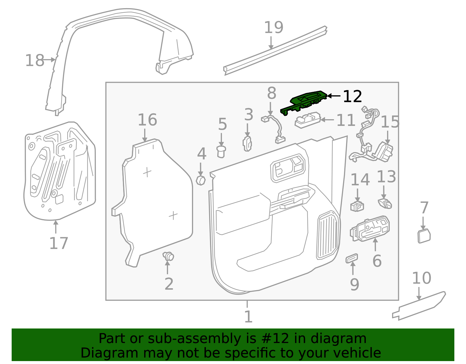 Switch Panel - GM (84363373)