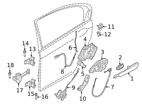 Lock & Hardware for 2020 BMW 840i xDrive Gran Coupe #0