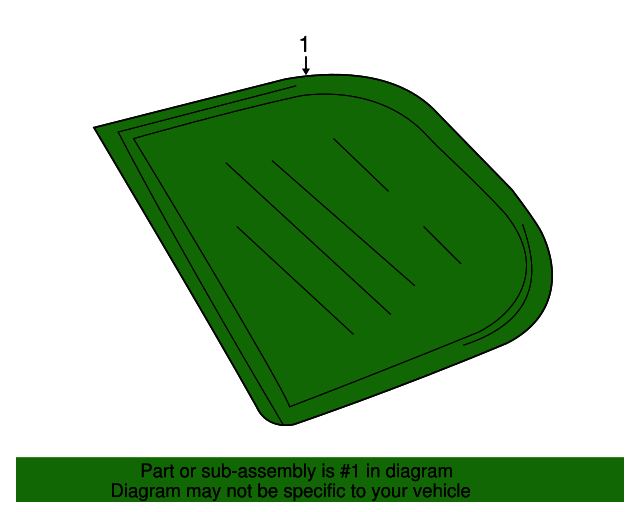 Quarter Glass 1K9-845-297-BA
