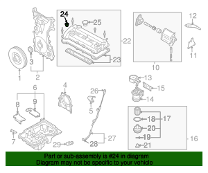 Genuine OEM Mazda L362-10-2D5A Valve Cover Hole Seal Gasket – New