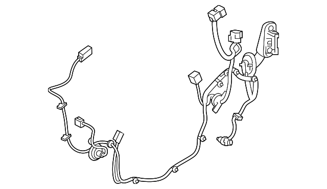 Front Passenger Side Door Wiring Harness - GM (84012048)