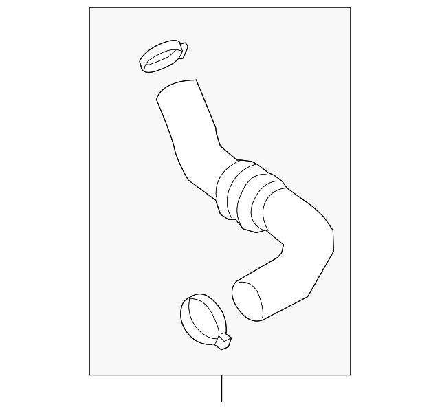 Inter-Cooler Hose - Ford (GD9Z-6F072-A)
