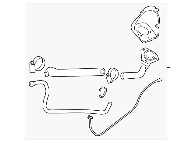 2012-2014 GM Fuel Tank Filler Pipe 22774526 | QuirkParts