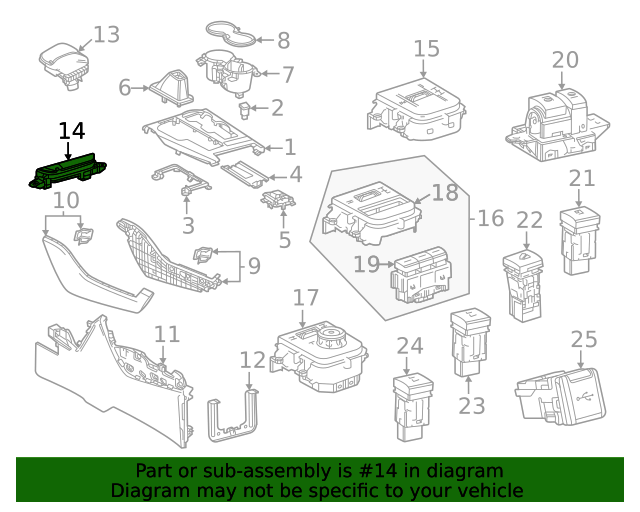20202024 Toyota Shift Indicator 359780E090 Toyota Parts Center