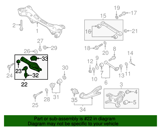 20112014 Hyundai Sonata Lower Control Arm 552103S050 HyundaiParts