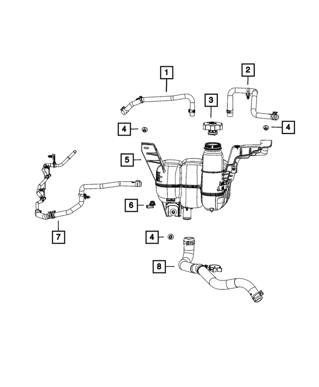 20192024 Ram Coolant Level Sensor 68489744AA My Mopar Parts