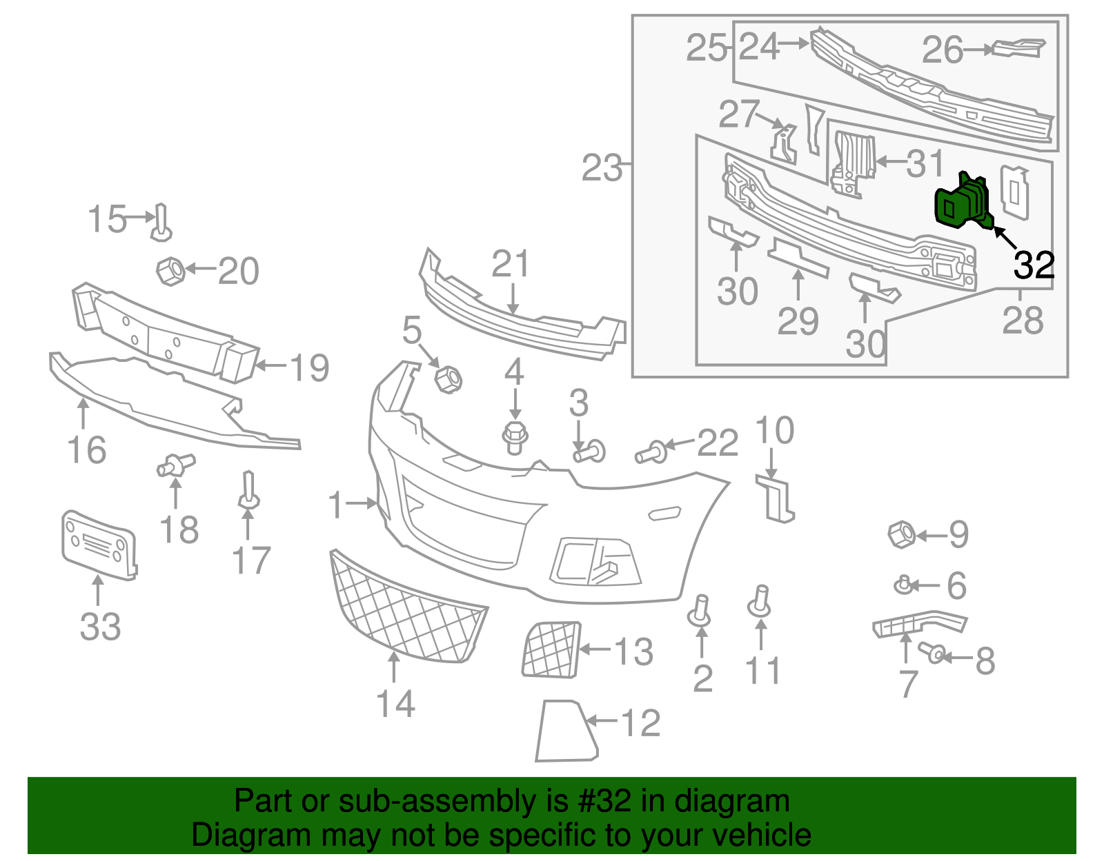 Bracket - GM (96848585)