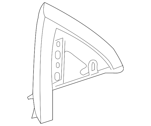 Door Mirror Trim Ring - Ford (YL8Z-17K709-AAB)