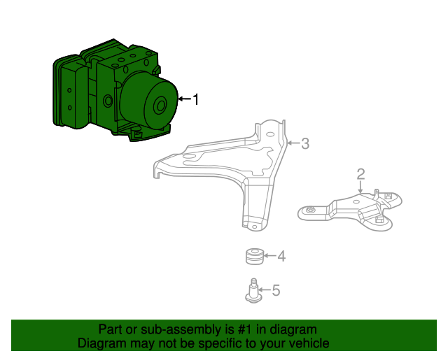 20172018 Acura MDX Modulator Assembly, Vsa (Rewritable) 57111TZ5A81