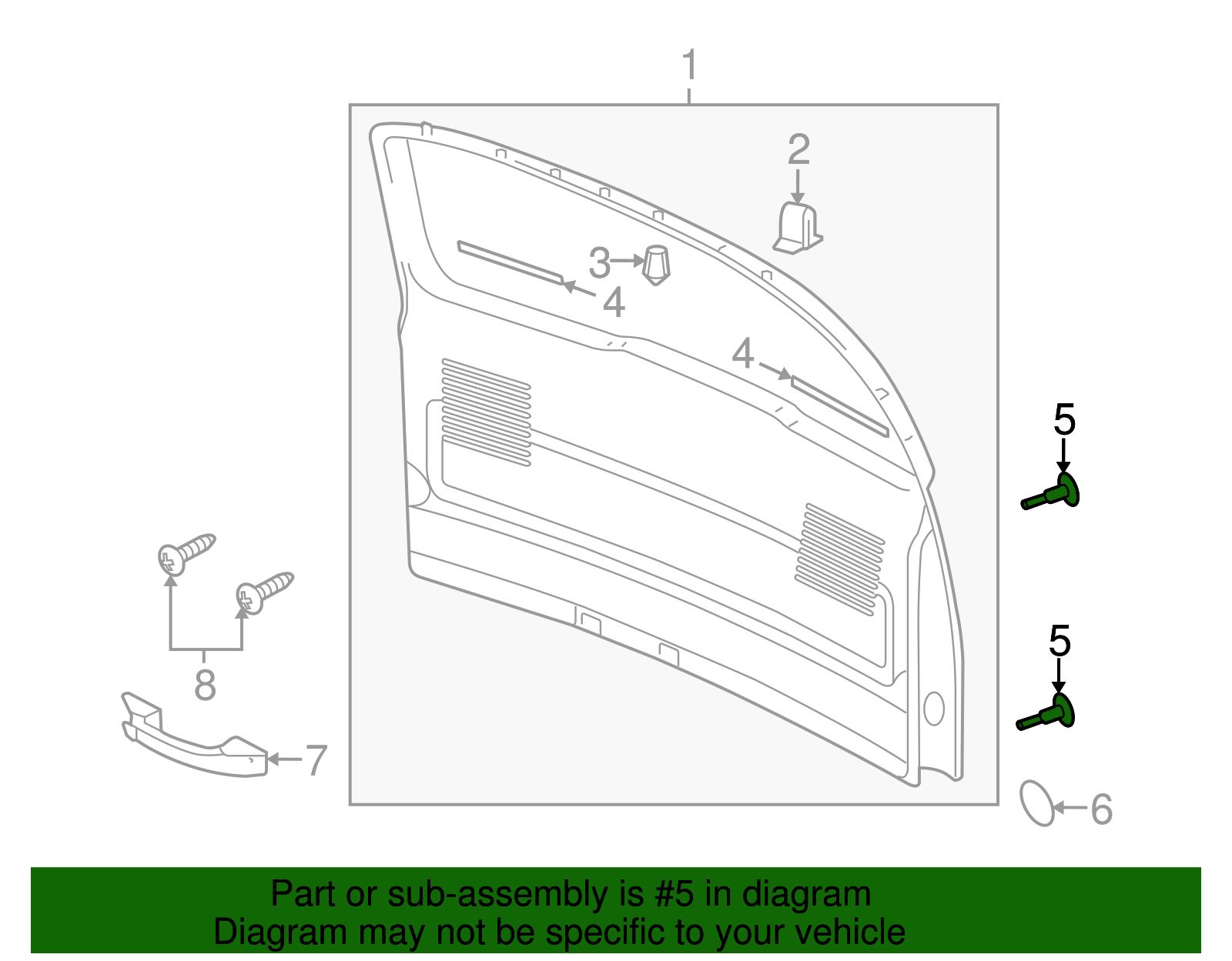Trim Panel Retainer - GM (10294303)