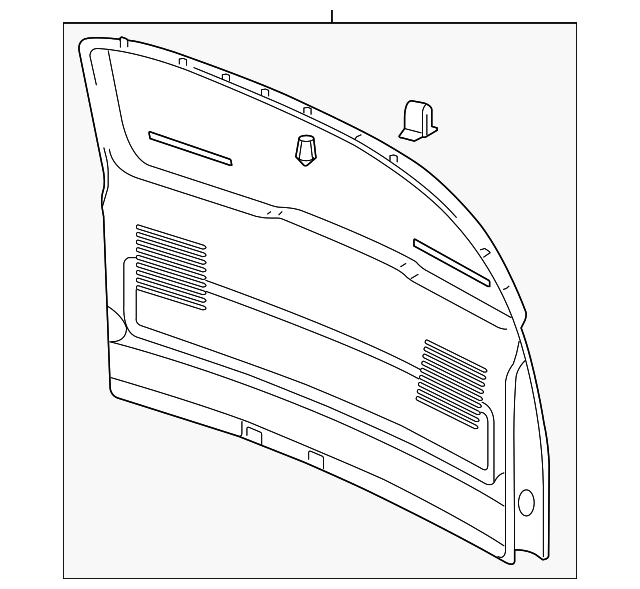 Gate Trim Panel - GM (10350277)