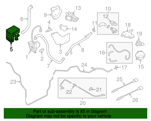 06H133911A Resonator 20132016 Audi Q5 Audi OEM Parts