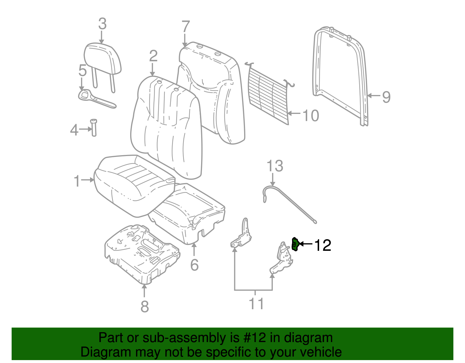 Knob - GM (12458600)