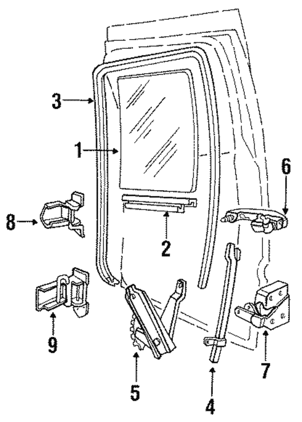Upper Hinge - Ford (E8TZ-3526800-A)