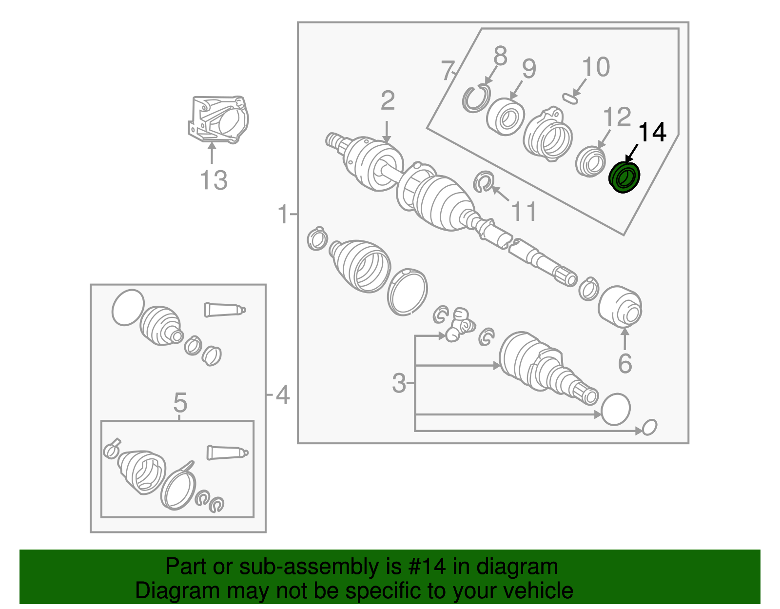 Dust Seal - Toyota (41336-02040)