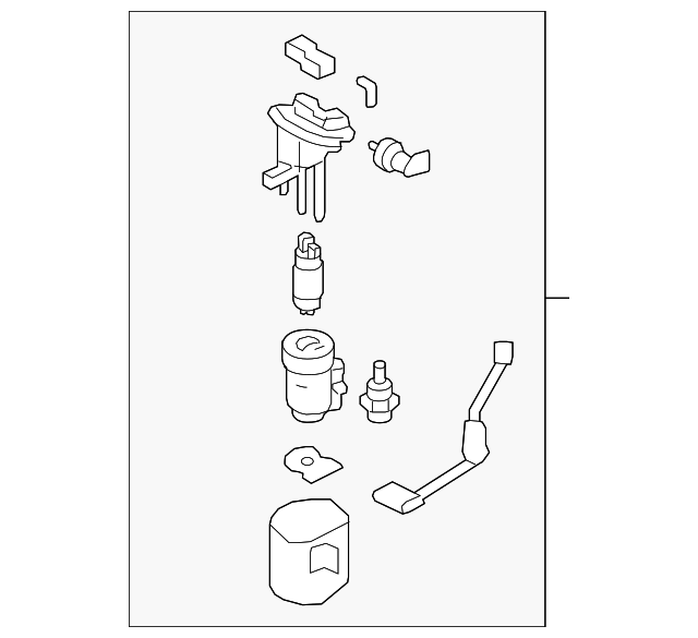 20172020 Kia Cadenza Fuel Pump Assembly 31110 F6010 QuirkParts