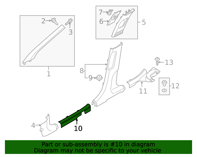 Genuine Scuff Plate for 20182023 Hyundai Kona Part 85880J9000TRY