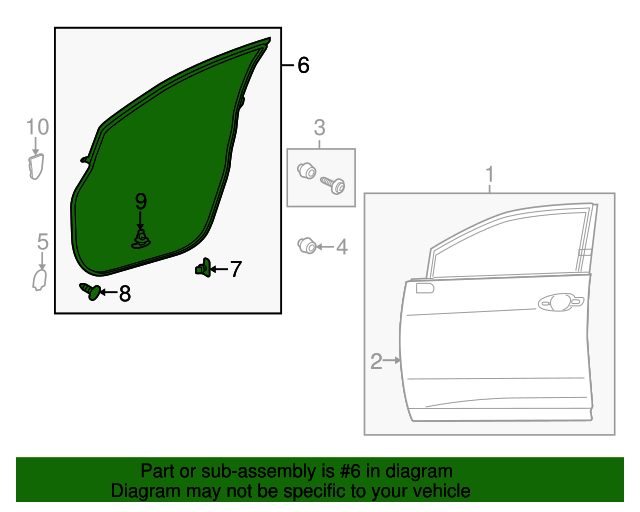 20102015 Lexus Door WeatherStrip 6786248070 XportAuto