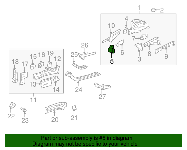 5381412100 Front Brace 20082015 Scion xB DiscMonster