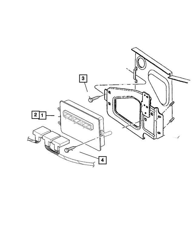 2006 Dodge Dakota Powertrain Control Module RL029232AC Mopar Estores
