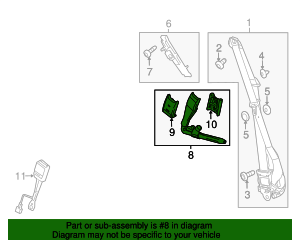 2013-2016 Chevrolet Tensioner - Driver's Side (LH) 19259865 ...