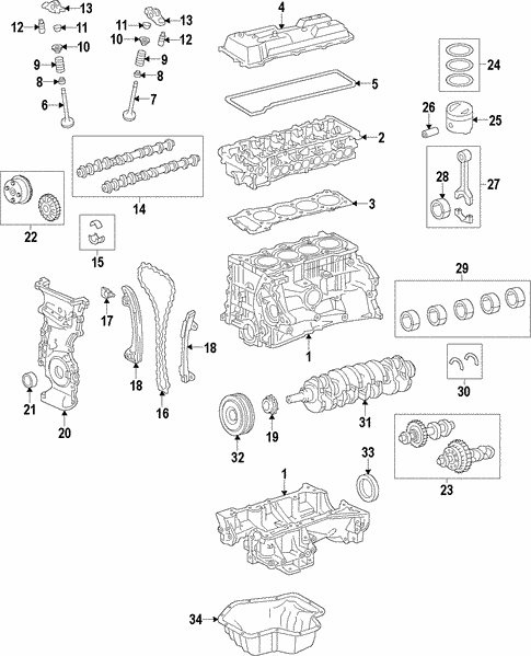 Genuine Toyota 11711-0V030-01 Crankshaft Bearing