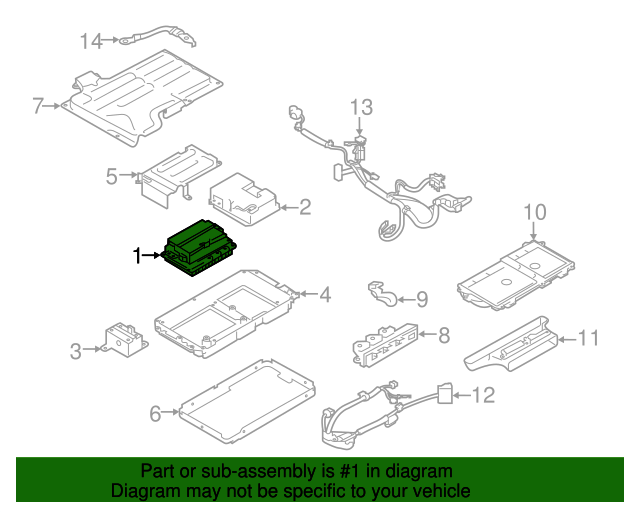 20142016 Subaru Inverter Assembly 29216AA000 Subaru Parts Store