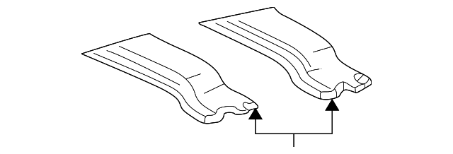 Roof Side Rail Reinforcement - Ford (YF1Z-7450244-AA)